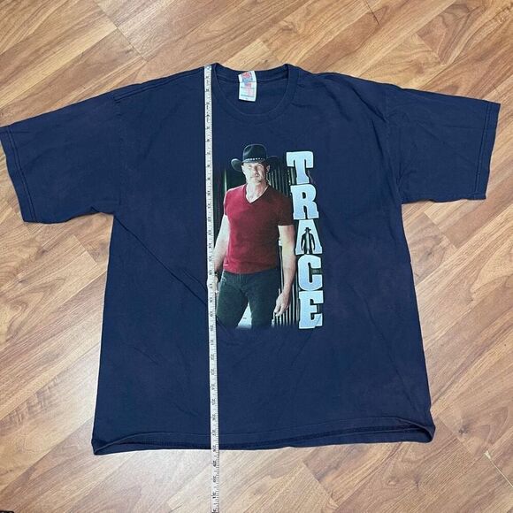 Bayside Mens Trace Adkins 2016 Tour Graphic Short Sleeve T-Shirt Navy Blue XL - Picture 8 of 10